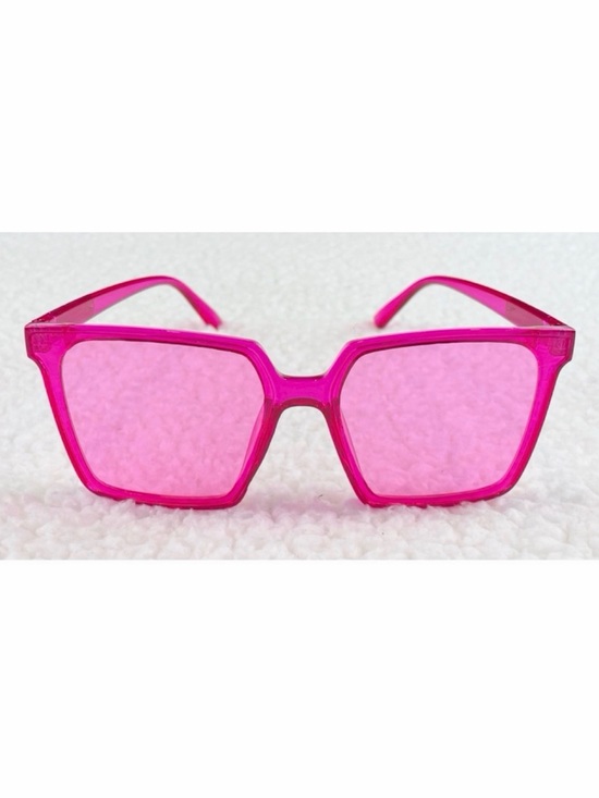 Rennes Accessories - (NIB) RENNES • Hot Pink Square Frame Fashion Glasses